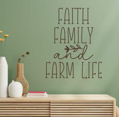 Personalised Family Wall Quote, Wall Art Sticker, Modern Decal, Vinyl