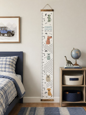Canvas Sign Height Ruler Growth Chart