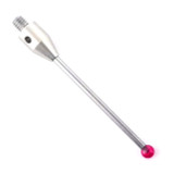 50mm M4 Stylus | 2mm Tungsten Carbide Stem | 4mm Ruby Ball Needle | Precision Ruby Ball | EWL 38.5 mm