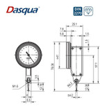 Dasqua Professional Dial Test Indicator | 0.001 mm Graduation | Made in Germany | Image 3