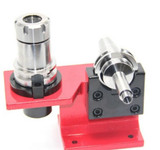 EMG Precision BT30 Tool Holder Fixture showing BT Tool Holders in both the horizonal and vertical positions.