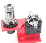 EMG Precision BT40 Tool Holder Fixture showing BT Tool Holders in both the horizonal and vertical positions.