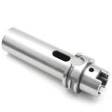 HSK63A MTA1-100 Morse Taper Chuck Tool Holder | 100mm Gauge Length | G2.5 30,000rpm | ≤5μm 3D ISO View on a white background.