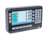 EMX500i DRO, 3 Axis Digital Readout for Linear Encoder Glass Scales Front Isometric View.