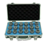 Precision ER Collet Set in an Aluminium Storage Case.