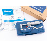 Dasqua Chrome Plated Mechanical Outside Micrometer | 50~75mm @ 0.01 | 0.005 Accuracy Image 2