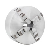 EMG Pro K12 Series 100mm Four-Jaw Self-Centering Chuck | EMG Precision. Front Image on White Background.