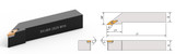 SVJC-N External Turning Tool Product Image & Dimensional Drawings and Tables