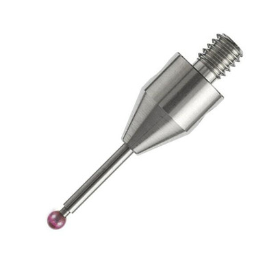 20mm M4 Stylus | 1.5mm Tungsten Carbide Stem | 2mm Ruby Ball Needle | Precision Ruby Ball | EWL 10.0 mm