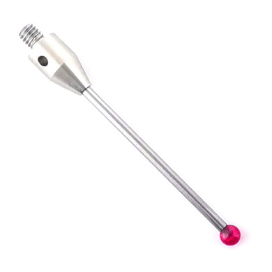 50mm M4 Stylus | 2.5mm Tungsten Carbide Stem | 6mm Ruby Ball Needle | Precision Ruby Ball | EWL 40.7 mm