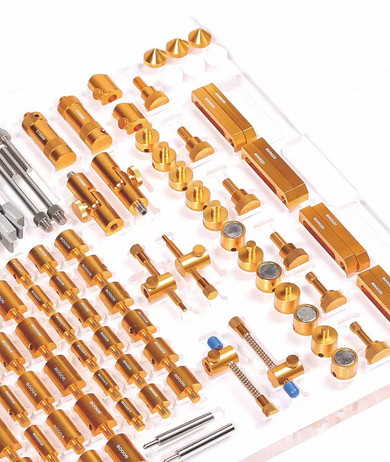 108 Piece UniMetro FlexFix CMM Fixture Kit Close Up.