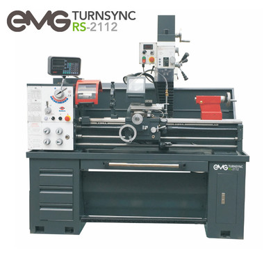 EMG TurnSYNC RS-2112 Gap Bed Metal Precision Gear Turning Lathe with Gear Head | 330x750mm Image 1