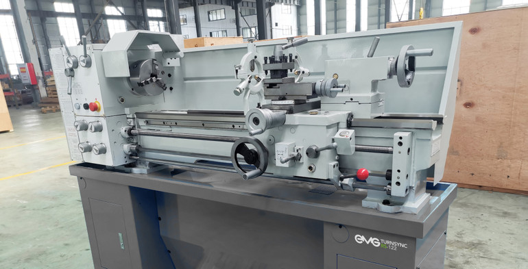 EMG TurnSYNC RS-112 Gap Bed Metal Precision Gear Turning Lathe with Gear Head | 300x750mm Image