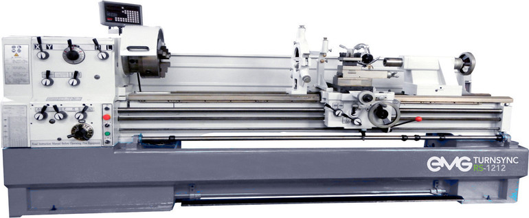 EMG TurnSYNC RS-1212 Heavy Duty Gap Bed Precision Metal Turning Lathe with Gear Head | 560x3000mm Image 1