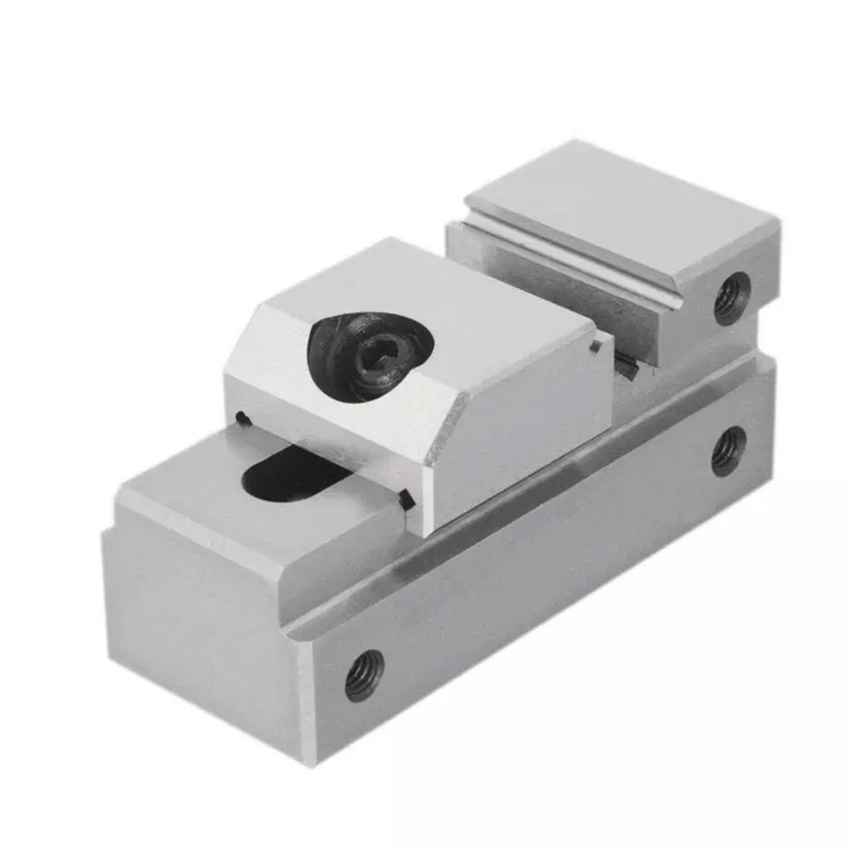 25mm Precision Tool Vice | Machine Tool Workholding | EMG Pro Isometric View Front White Background EMG Precision.
