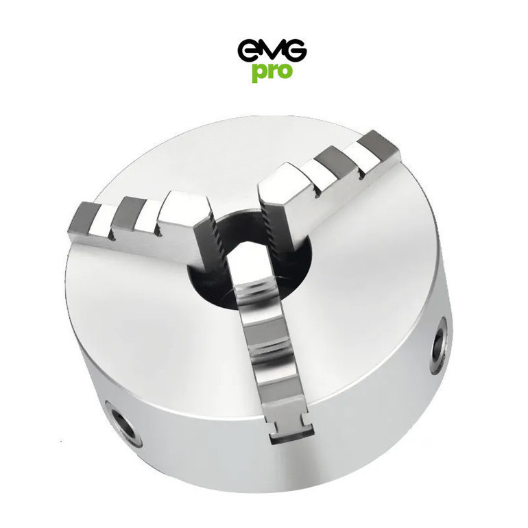 EMG Pro K11-C Series 315mm Three-Jaw Self-Centering Chuck | EMG Precision. Front Image on White Background.