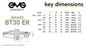 EMG Pro Brand BT30 ER16 70mm Gauge Length Collet Chuck Tool Holder Dimensions Table.