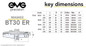 EMG Pro Brand BT30 ER20 70mm Gauge Length Collet Chuck Tool Holder Dimensions Table.