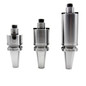 BT40 FMB27 100mm Gauge Length Face Mill Arbor Tool Holder Side View of three different gauge length options.