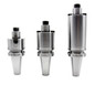 BT50 FM22 100mm Gauge Length Face Mill Arbor Tool Holder Side View of three different gauge length options.