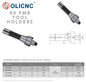 OLICNC Brand R8 FMB40 Face Mill Arbor Tool Holder Dimensions Table.