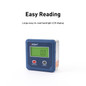 Dasqua 8400 Series Digital Angle Gauge Magnetic Image on White Background Showing Easily Readable Screen