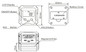 Dasqua 8400-0020 Digital Protractor Angle Gauge Image on White Background Detailed Diagram