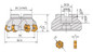 50mm Ø | 4 Teeth | 45° CNC Milling Face Mill Arbor / Shell Mill Cutting Tools Dimension Drawing 2