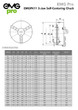 EMG Pro K11 Series 130mm Three-Jaw Self-Centering Chuck | EMG Precision. Dimensions Table & Drawing