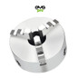 EMG Pro K11 Series 130mm Three-Jaw Self-Centering Chuck | EMG Precision. Front Image on White Background.