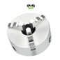 EMG Pro K11 Series 165mm Three-Jaw Self-Centering Chuck | EMG Precision. Front Image on White Background.