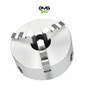 EMG Pro K11-A Series 250mm Three-Jaw Self-Centering Chuck | EMG Precision. Front Image on White Background.