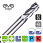EMG Pro Edge U-S4 Series General Machining 4 Flute AlCrSiN 35° End Mills 2~20mm Diameters with EMG Edge Logo on a white background. Includes all feature Icons.