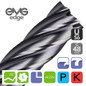 EMG Pro Edge U-S6 Long Flute Series General Machining 6 Flute AlCrSiN 35° End Mills 2~20mm Diameters with EMG Edge Logo on a white background. Includes all feature Icons.