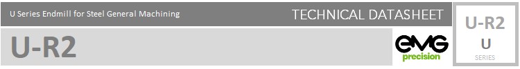  EMG Precision Edge U-R2 Series Milling Cutters