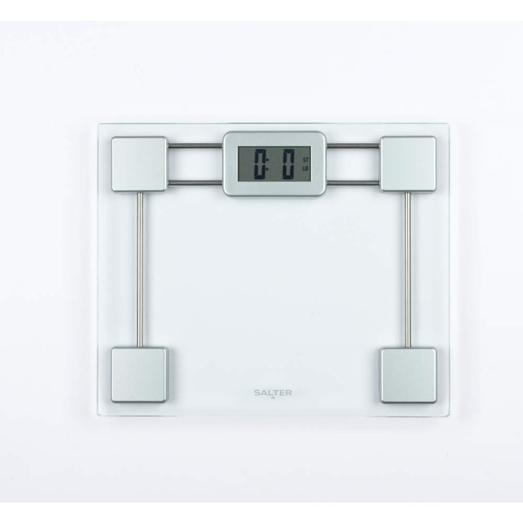 Salter Toughened Glass Digital Bathroom Scale - Clear