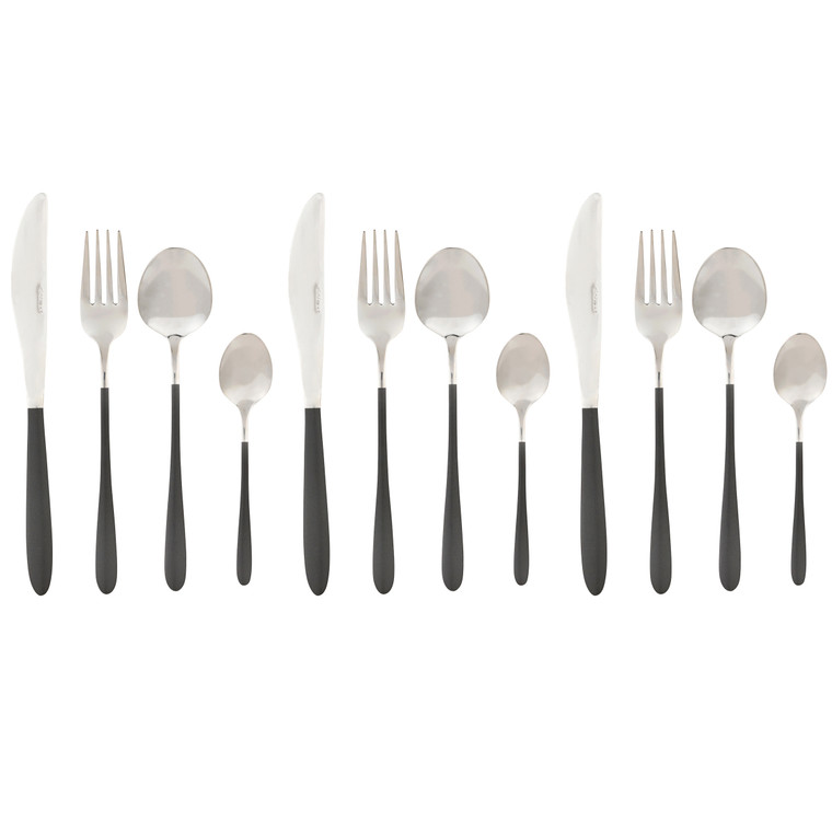Salter Cosmos 48-Piece Cutlery Set - Grey