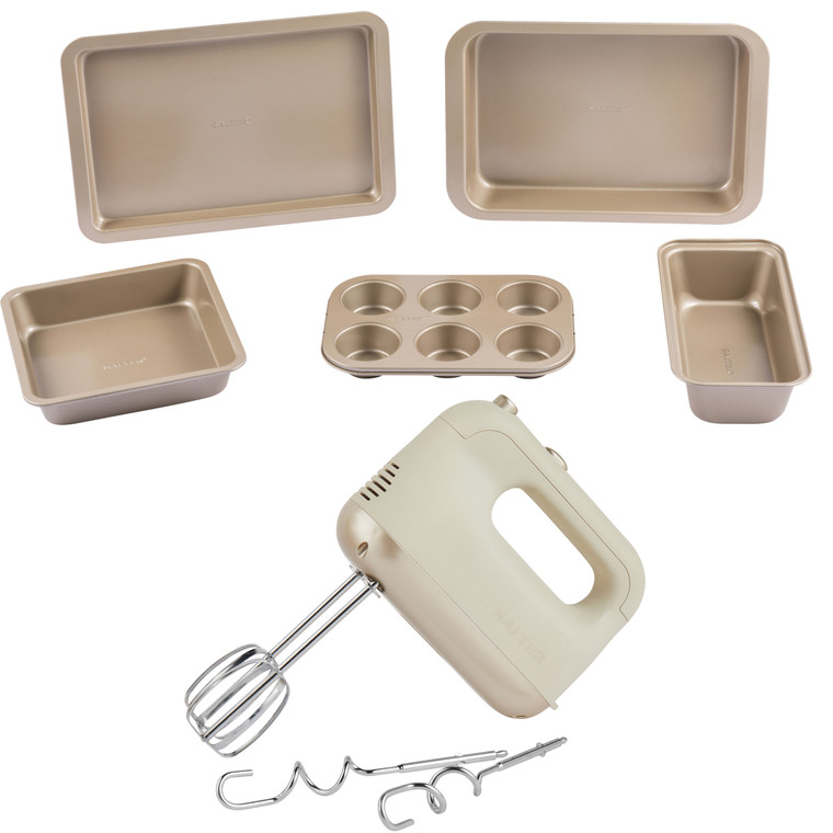 Salter Bakes Bakeware & Hand Mixer Set