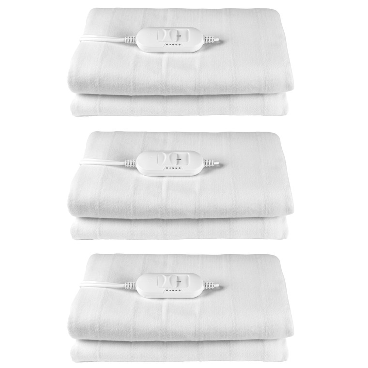 Kleeneze Heated Underblanket Set of 3 For Single Beds