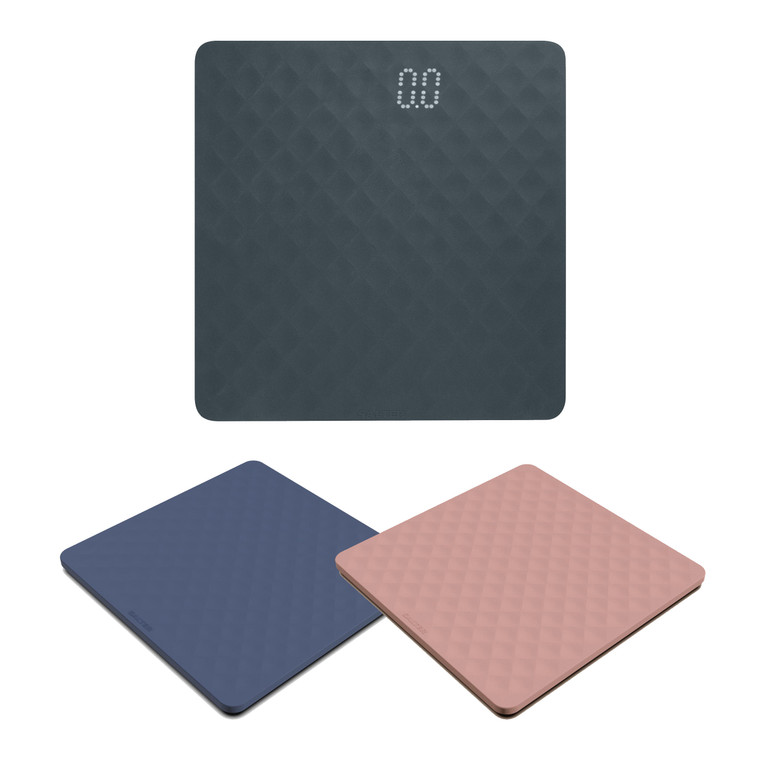 Salter Splash Bathroom Scale & 3 Covers - Grey/Indigo/Pink