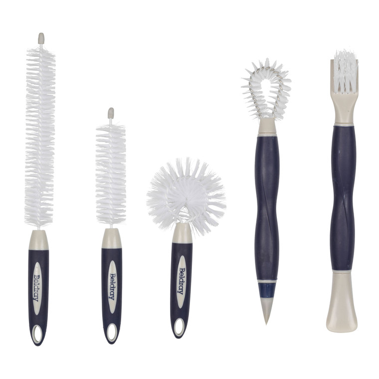 Beldray Deep Clean 5-Piece Brush Set – Navy