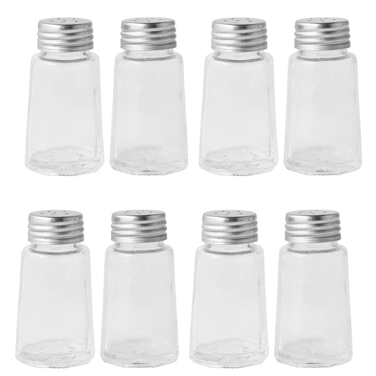 Salter Café Glass Salt & Pepper Shakers - Set of 8
