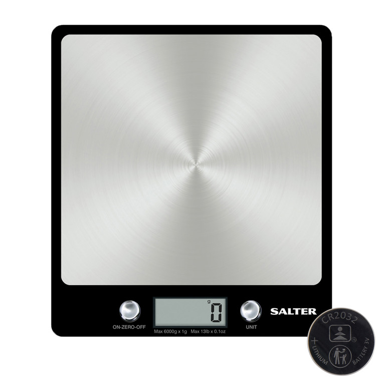 Salter Evo Digital Kitchen Scale - Black