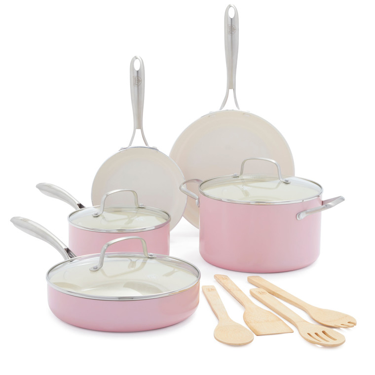 GreenLife Cookware & Utensils Set - Pink