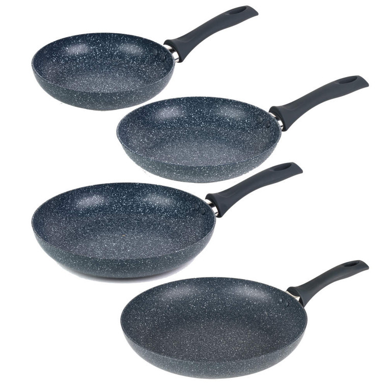 Russell Hobbs Frying Pan 4-Piece Set, NightFall Stone Collection