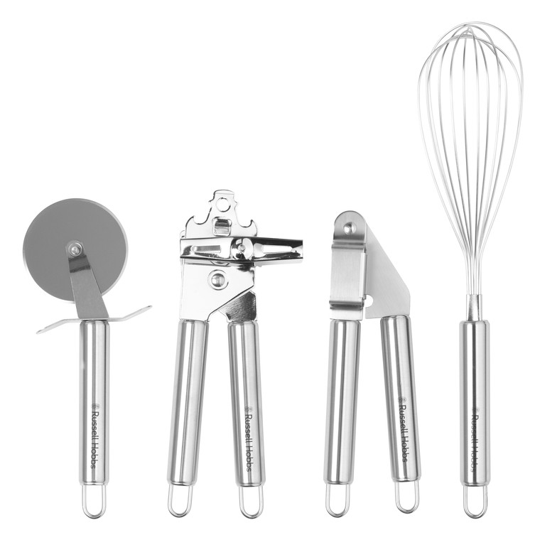 Russell Hobbs® Kitchen Tools Pizza Cutter Garlic Press Whisk Tin Opener