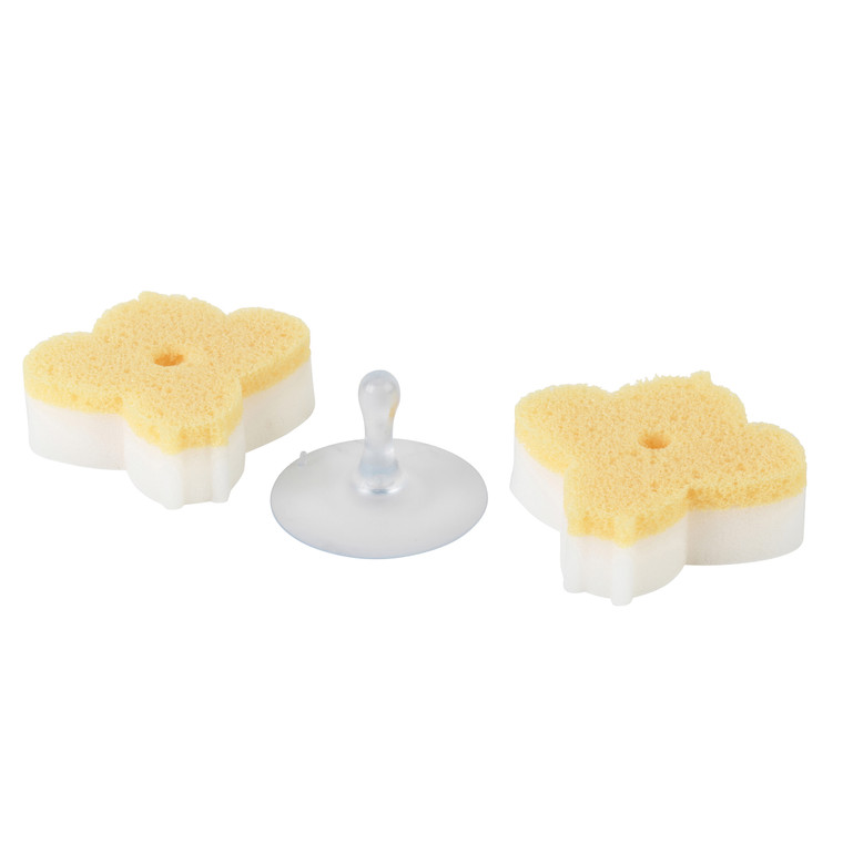 Kleeneze Busy Bee Double Sided 2 Pack Double Layer Scratch Free Sponges