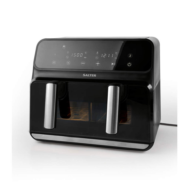 Salter Fuzion Dual Air Fryer - 8L