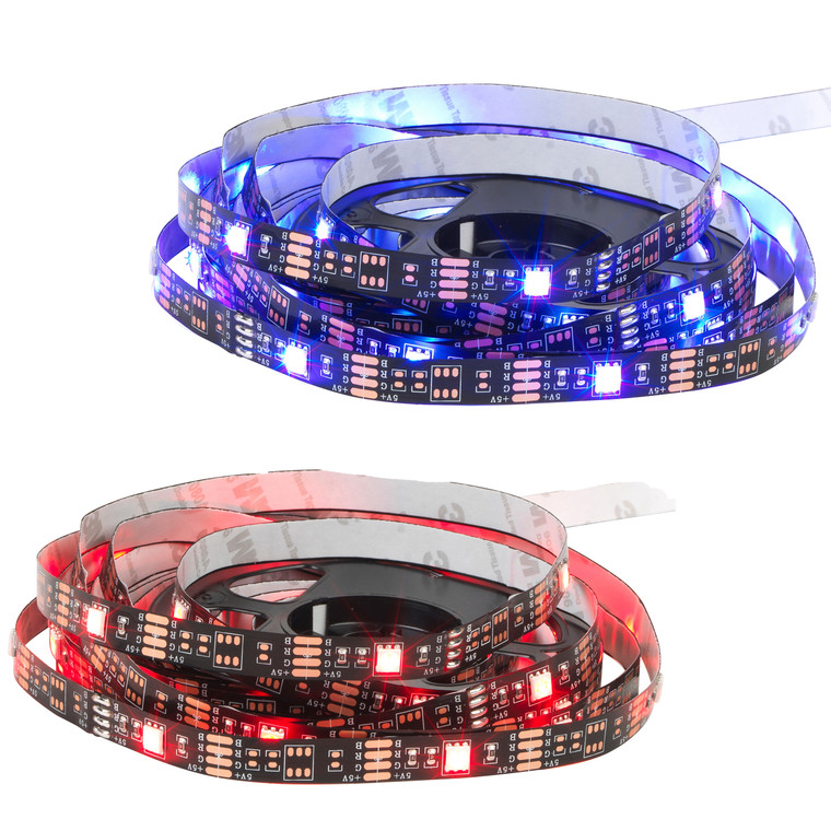 Intempo 2 Pack of  LED Strips- 2X 50 cm, Includes Remote Control and Battery