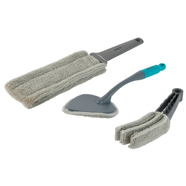 Beldray 3-Piece Dusting Kit - Paddle Duster, Triangle Duster and Blind Cleaner